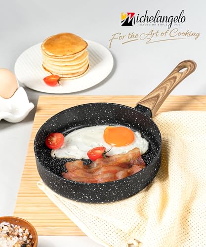 Small Frying Pan Nonstick (Black Granite / 6 Inch)