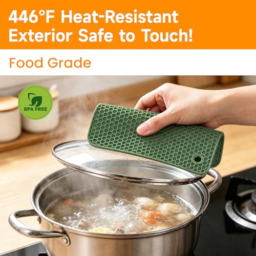 Silicone Trivets for Hot Dishes (Multi 2: Square)