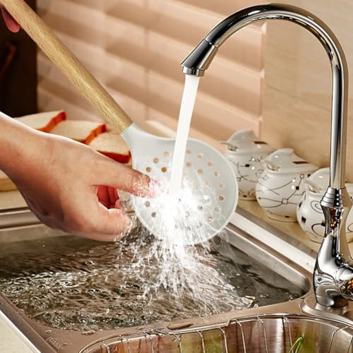 Silicone Cooking Utensils Set (Cream White)