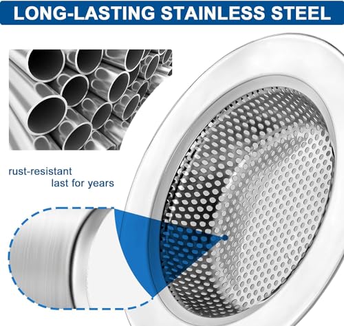 Kitchen Sink Strainer and Sink Stopper (3 PCS)