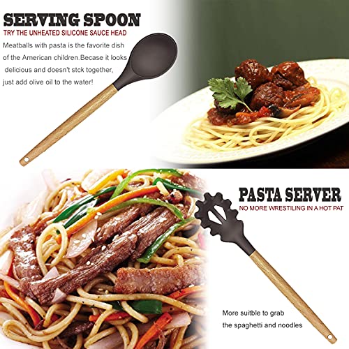 Cooking Utensils Set (Dark Gray)