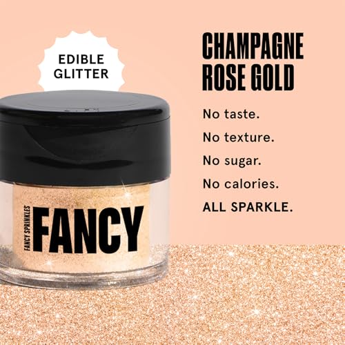 Champagne Rose Gold Edible Glitter Luster Dust 4gm