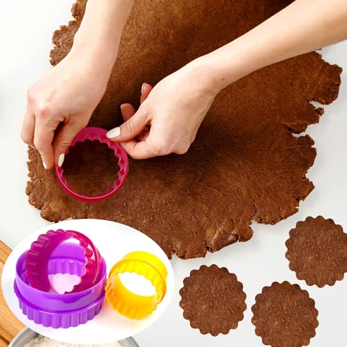 Cookie Biscuit Cutter Set (Round Shaped, 6 Pack)