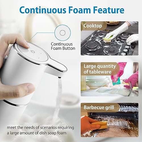 Automatic Foaming Soap Dispenser (White / Foam)