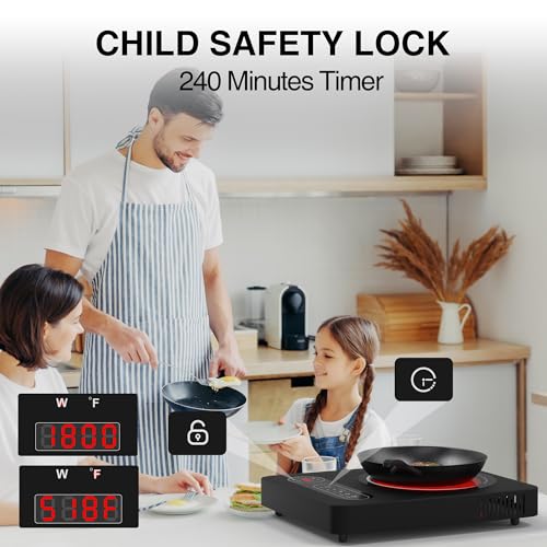 Single Burner Electric Cooktop 1800W (Single Electric Cooktop)