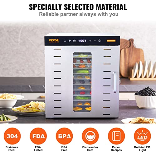 Food Dehydrator (10-Trays/1000W)