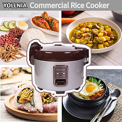 Commercial Rice Cooker & 45 Cups