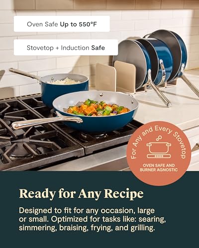 31-Piece Non-Stick Ceramic Cookware Bundle (Gray / 31pc Set)
