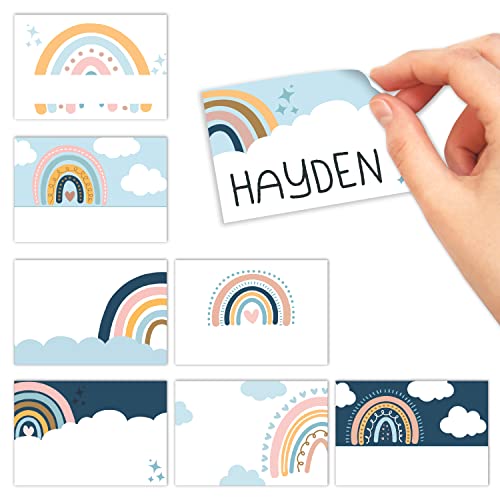 Self Adhesive Name Tags Sticker (Boho Classic)