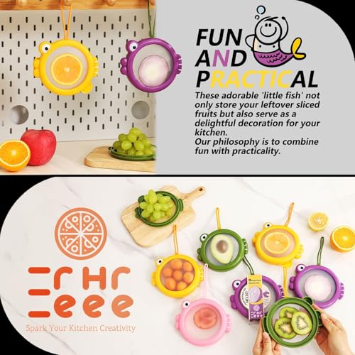 Silicone Food Storage Containers (Vibrant Fish)