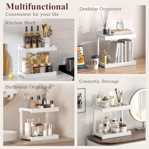 Counter Shelf Organizer (White / Large)