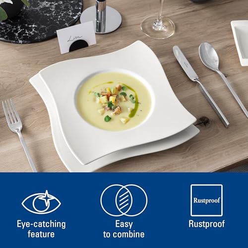 NewWave Collection 64 Piece Flatware Set