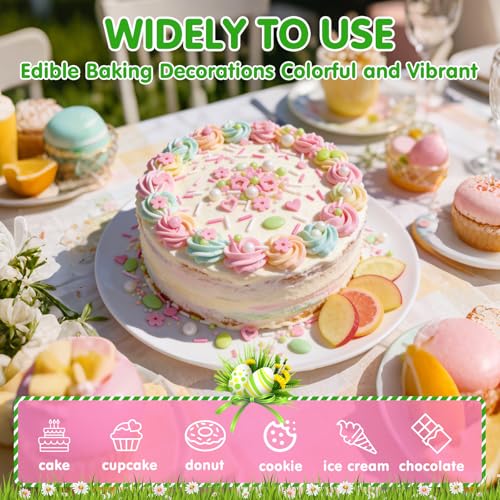 Edible Sprinkles for Cake Decorations (Petals Heart)