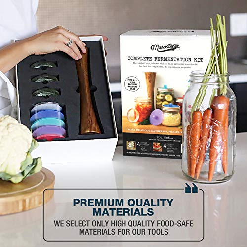 Complete Mason Jar Fermentation Kit (Wide Mouth)