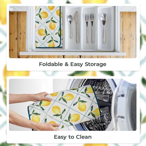 Dish Drying Mats 2 Pack (18''X24'' / Farmhouse Lemon)