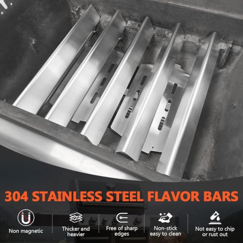 SUS304 Grill Parts for Weber Genesis 300 Series Grills (H1 17.5" 304)