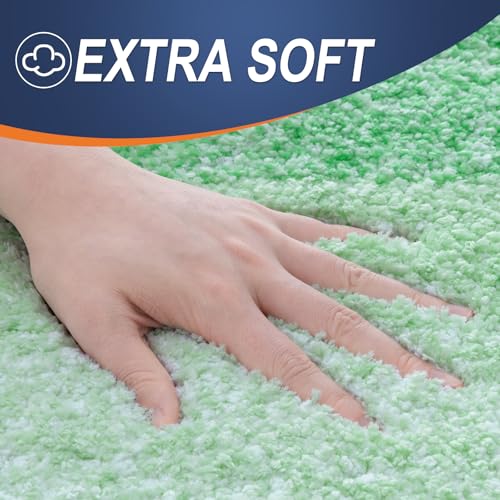 Bathroom Runner Rug 47x20 (47" X 20" / Green)
