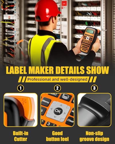 Label Maker Machine with (Orange)