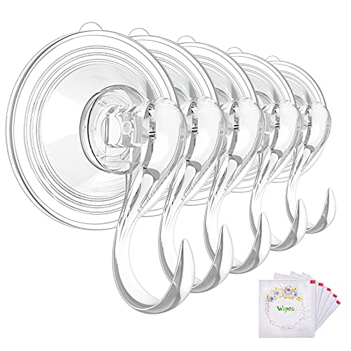Suction Cup Hooks with Wipes