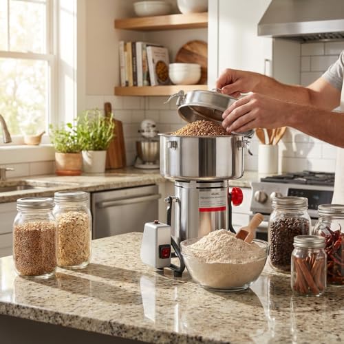 Electric Grain Mill Grinder (4500g)