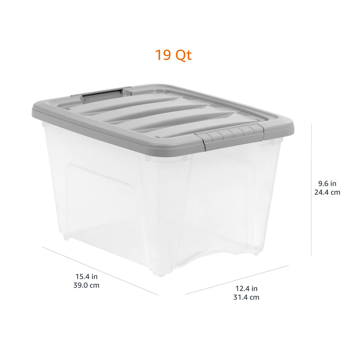 Plastic Storage Containers with Secure Latching Lids