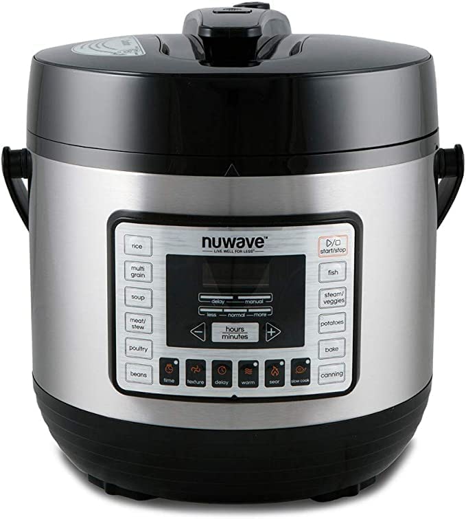 Nutri-Pot 6-Quart Digital Pressure Cooker with Sure-Lock Safety System (3 accessories)