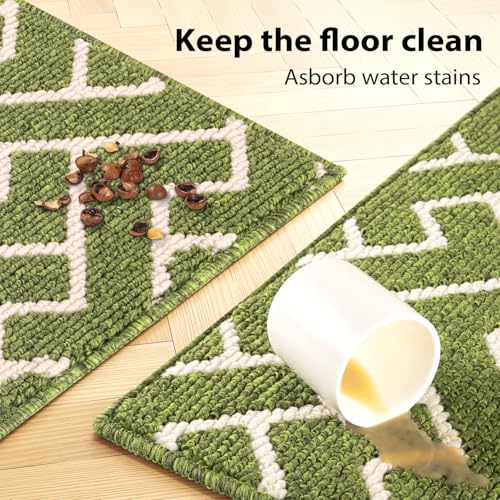Dirt Trapper Indoor Doormat (Sage Green / 59" x 20" (Rectangular))