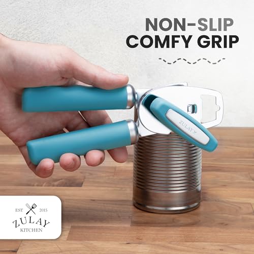 Heavy Duty Stainless Steel Can Opener Manual with Bottle Opener