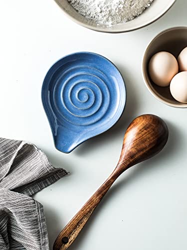 Spoon Rest Large Ceramic Spoon Holder for Stove Top