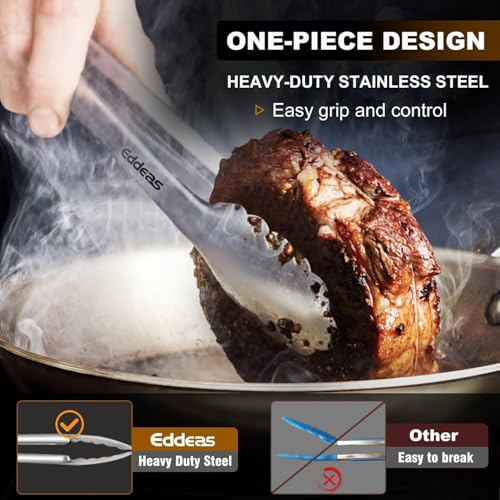 Grill Tongs 600 Degrees Heat Resistant 17 Inch Extra Long BBQ Tongs