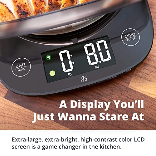 Digital Food Scale with Bowl (Black with Bowl)