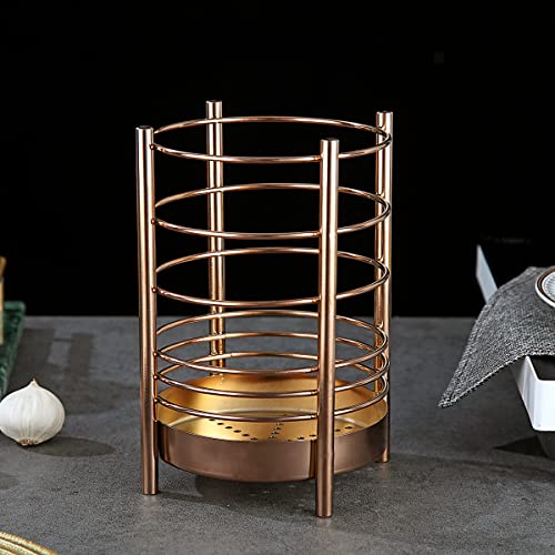 Copper Kitchen Utensil Holder for Kitchen Counter