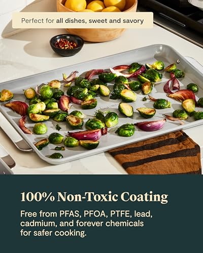 Non Stick Ceramic Large Baking Sheet Sheet (2 Count)