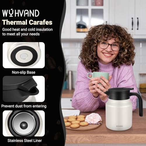 Insulated Coffee Carafe (Cream / 34 Ounces)