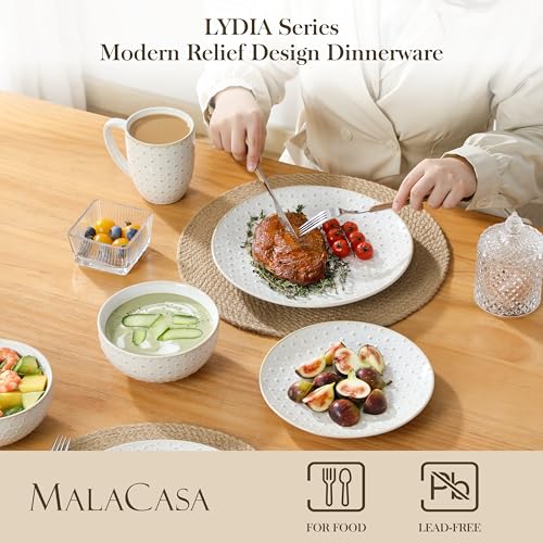 16 Pieces Dinnerware Set (White / Service for 4 (16 Pcs))