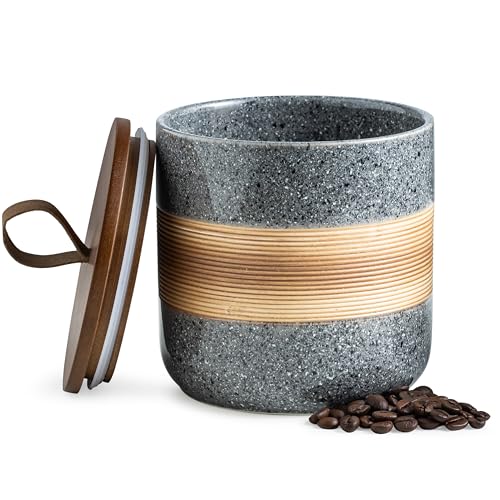 Kitchen Coffee Canister (Grey / 37 fl.oz)