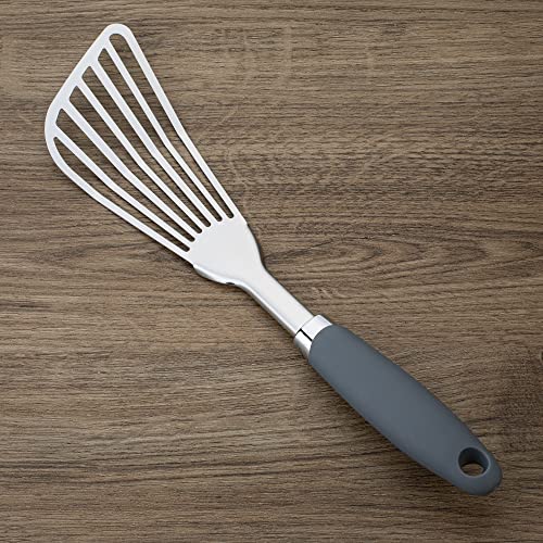 304 Stainless Steel Fish Spatula (Gray-Fish Spatula)