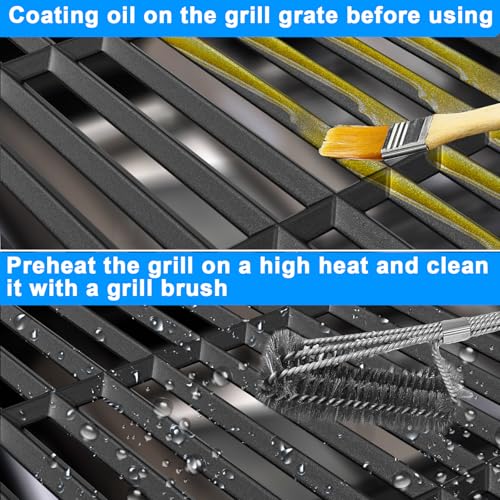 66097 66089 Grill Grates for Weber Genesis II 400 & LX 400 Series (18.75"x33.75")