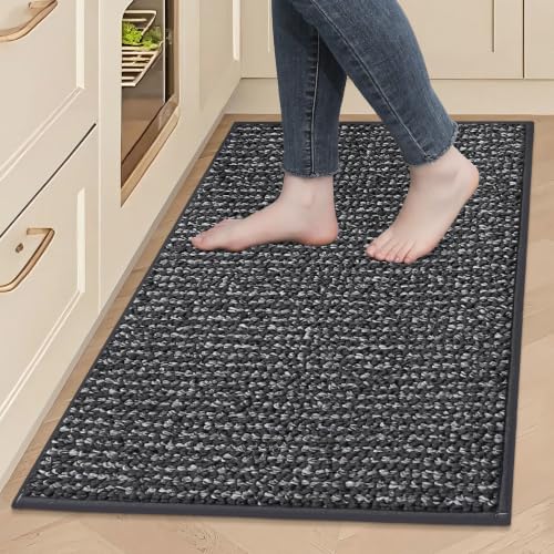 Kitchen Rugs 24"x36" (Charcoal / 24" X 36" (Rectangular))