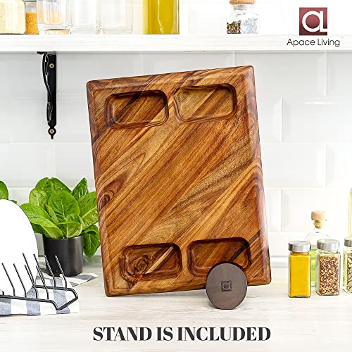 Acacia Wood Cutting Board with Juice Groove