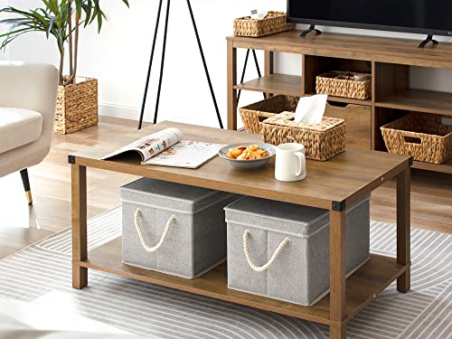 Storage Bins with Lids (Gray / Jumbo)