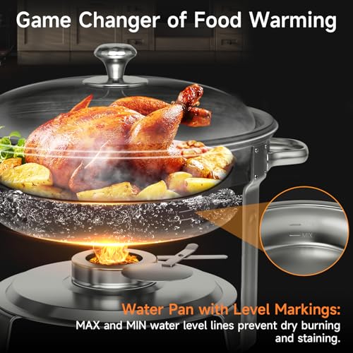 Chafing Dishes for Buffet (Silver 2)