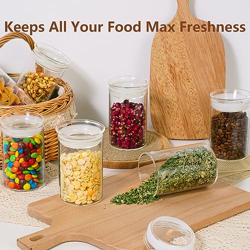 15oz Airtight Glass Jars Set of 3 (Clear / 4-15oz 3Pack)