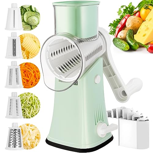 5 in 1 Rotary Cheese Grater Hand Crank