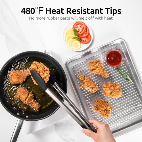 Heat Resistant Silicone Kitchen Tong