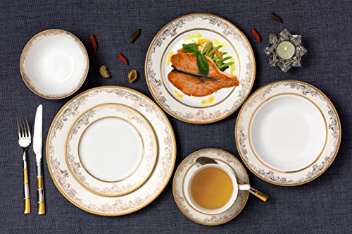 57 Piece 'Chloe' Bone China Dinnerware Set