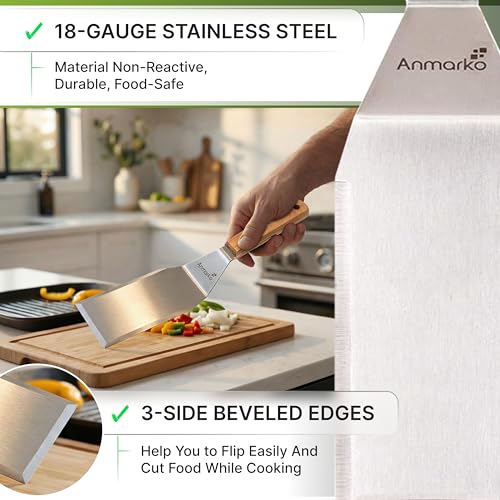 Professional Metal Spatula with Wooden Handle (WH 1pc Small)