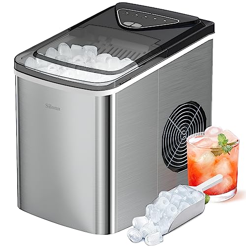 Countertop Ice Maker Machine (Stainless Steel-Pro / 26lbs)