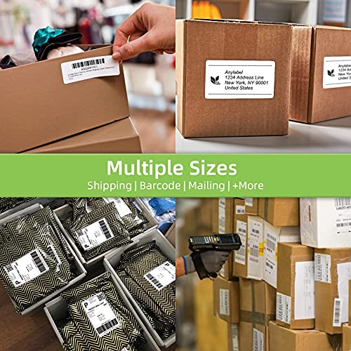4"x 6" Multipurpose Direct Thermal Labels 3" Core Compatible for Zebra Industrial Printers Adhesive & Perforated (4" x 6" / 2 Rolls)