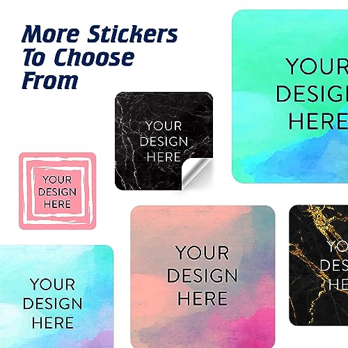 100 Custom Vinyl Stickers (100 Count)
